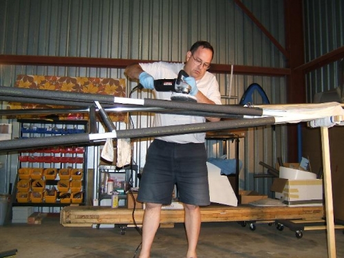 Polishing the drive shaft