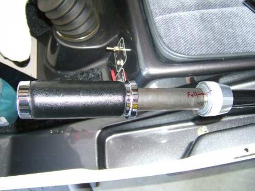 Installing the Harley grip