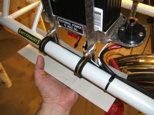 Heatshield cardboard template