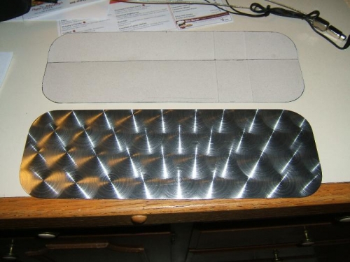 Engine turned, ready for bending