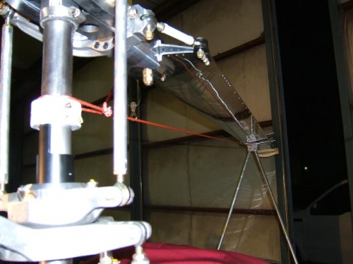 Front support adjustment cord