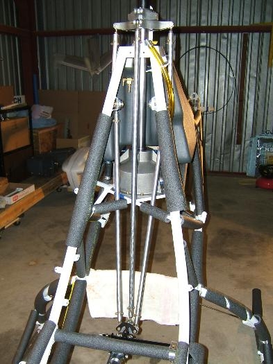 Control tubes from mixer to swash