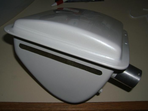 Oil tank painted Starfire Pearl