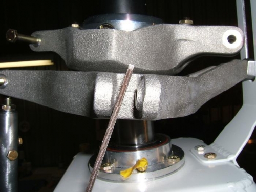 Bevel so ball joint doesn't bind