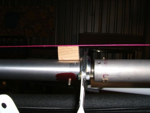 Verifying drive shaft is straight end to end