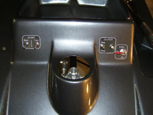 Seat pan labels applied