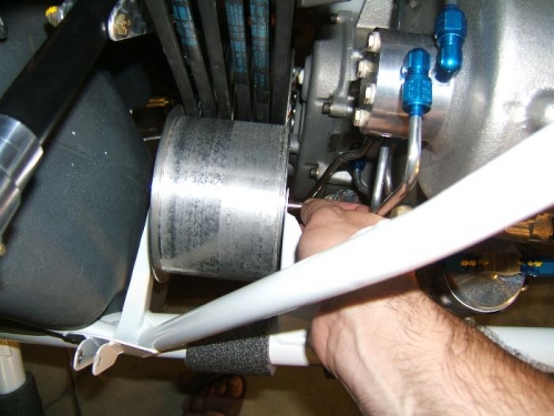 Installing the idler pulley