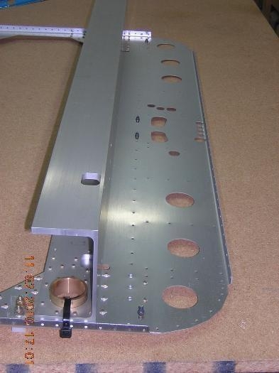 Four Nutplates Installed on Center Section