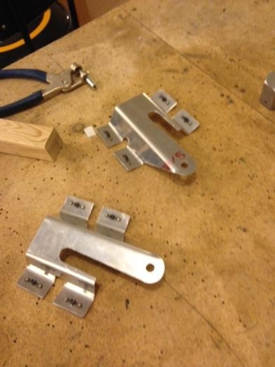 fabricated front pant brackets