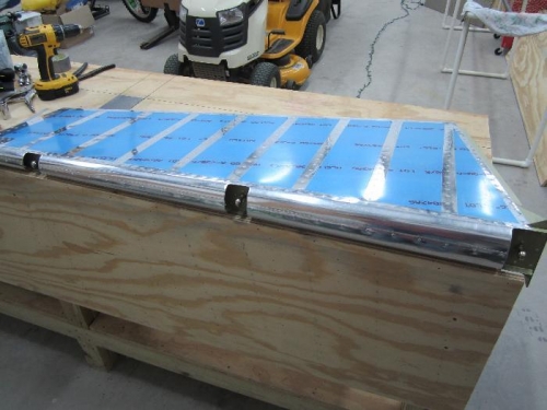 Rod end bearings installed