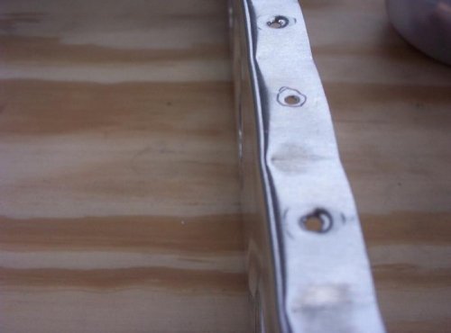 Circles around holes to remain undimpled