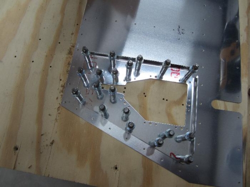 Match drilling E-615 to E-701 left skin.