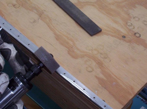 I preferred the scotch brite wheels over the vixen file.