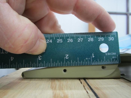 Drilled and countersunk.