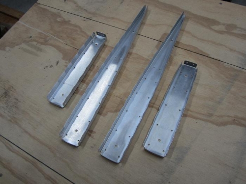 Fluted & deburred right elevator ribs.