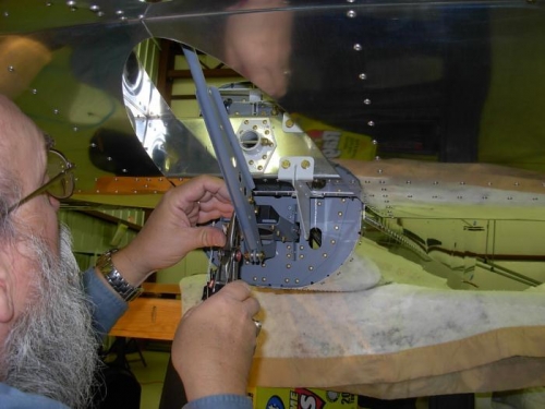 Connected wires.  Electric trim checked okay.