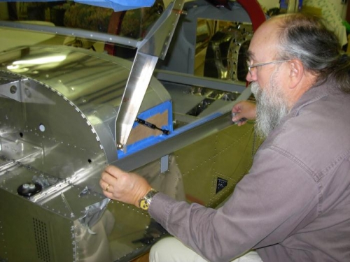 Tape placement on fuselage