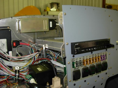 Completed com, transponder and harnesses