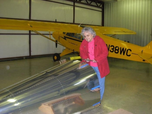 Jean getting her groove on!