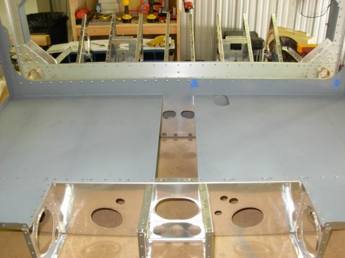 Finished riveted buckhead assembly