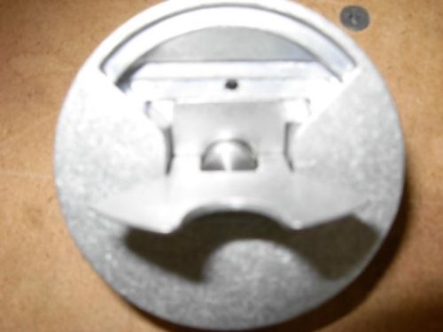 Vent hole drilled in top of fuel cap