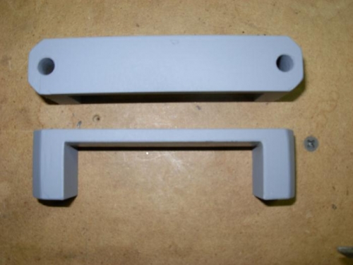 Beveled the outboard main gear attach brackets