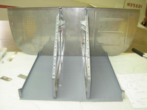 Bottom skin, tunnel ribs and firewall