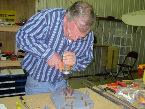 Countersinking rivet holes