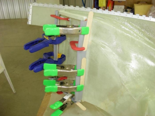 Left side duct seals