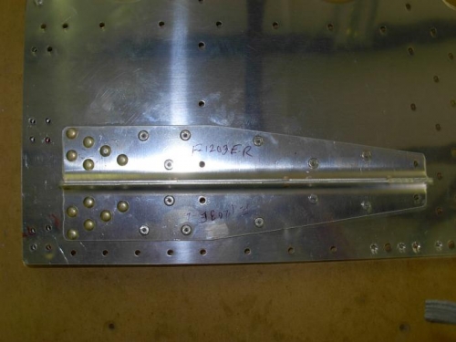 Riveting bulkhead doubler