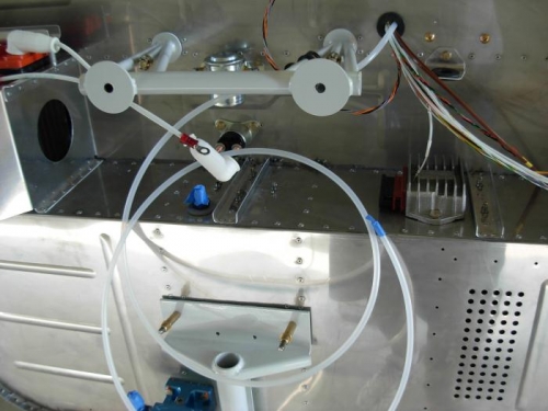 Pitot tube through firewall