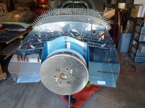 All 4 cylinder baffles installed