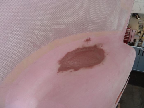 Last resin application