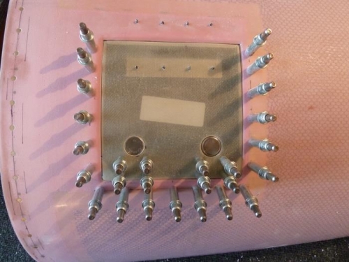 Oil Door with Hidden hinge and latches