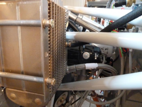 Oil Cooler Installed