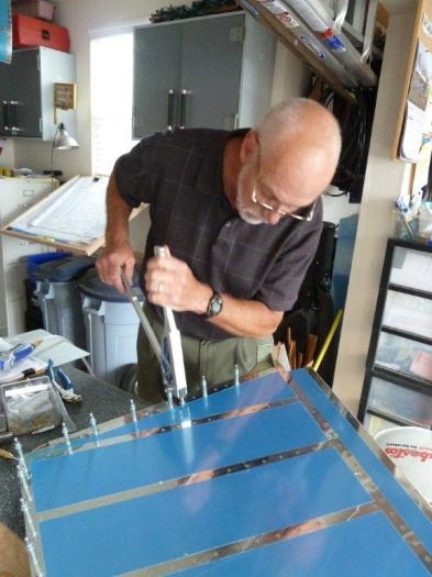 My head is as shiny as the rudder skin