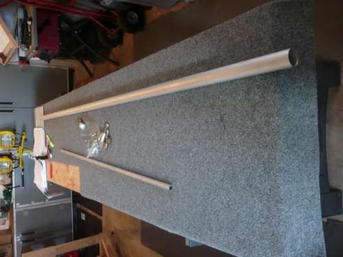 Layout work on Elevator rods