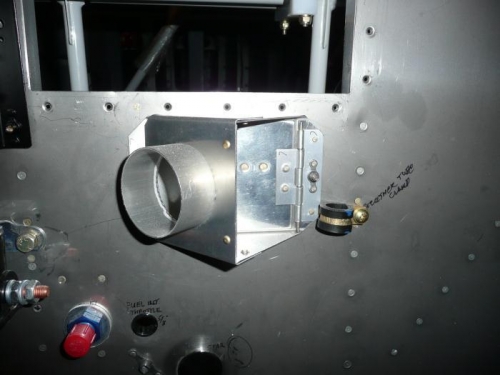 Heat valve installed