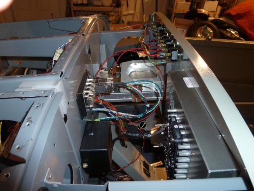 More wiring behind dash