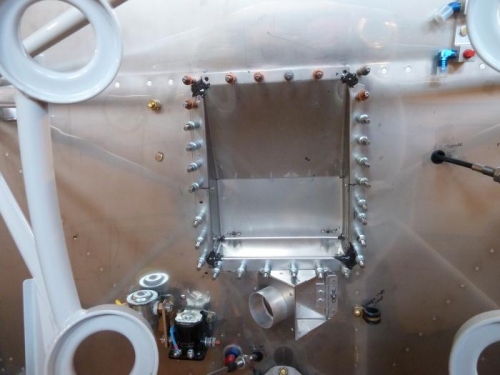 Center Firewall section installed