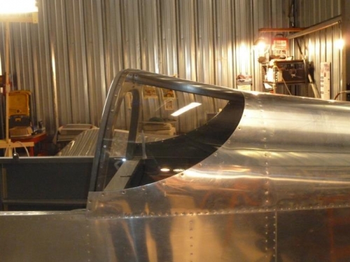 Aft window installed