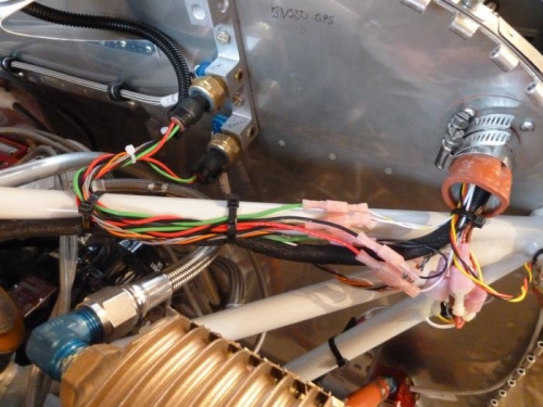 Fuel, Oil Pressure and Fuel Flow Wiring