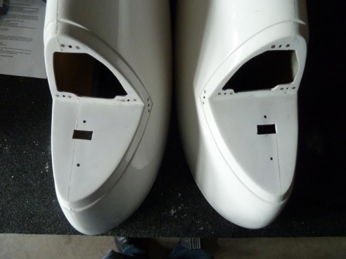 Cutouts for Nav/Strobe lights