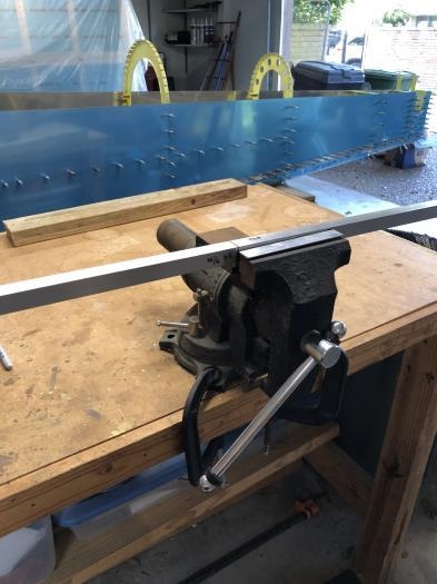 Clamped in electrical tape