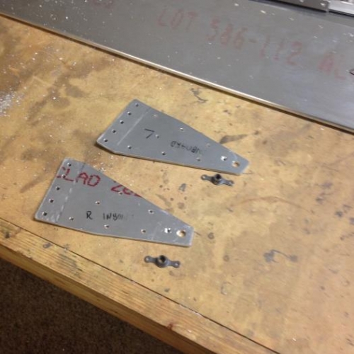 Attach plates & nuts