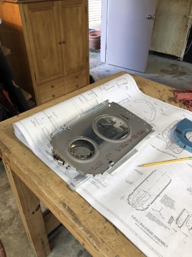 Aft bulkhead parts prepped.