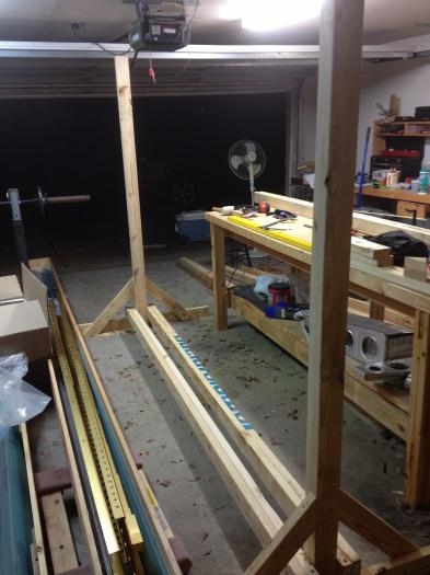 Cross brace in place