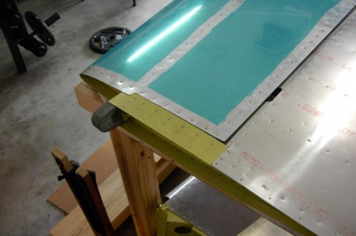 Marking the area to trim