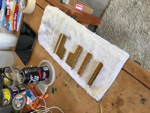 Hinge reinforcing plates