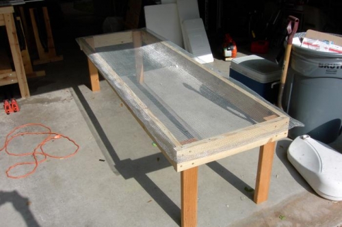 Drying/painting table
